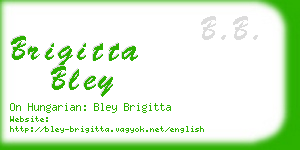 brigitta bley business card